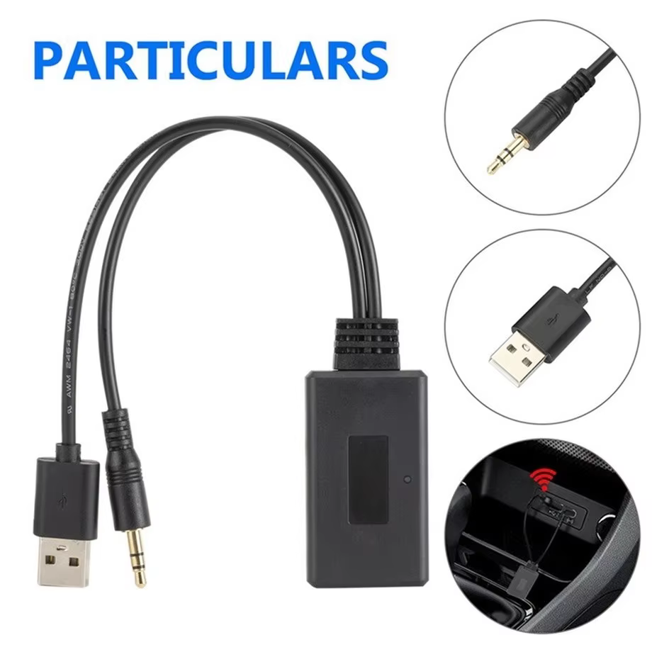 PzzPss Receptor Bluetooth 5.0 Coche – Adaptador Aux BMW - imagen 4