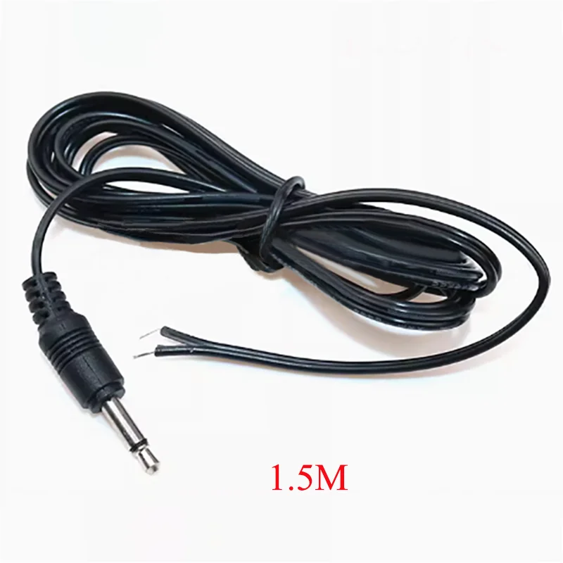 Cabezal de soldadura para auriculares mononales, enchufe de 3,5mm para Audio y frecuencia, Terminal de Cable auxiliar de 2 canales, cabezal macho de 2 núcleos, 1-5 piezas - imagen 3