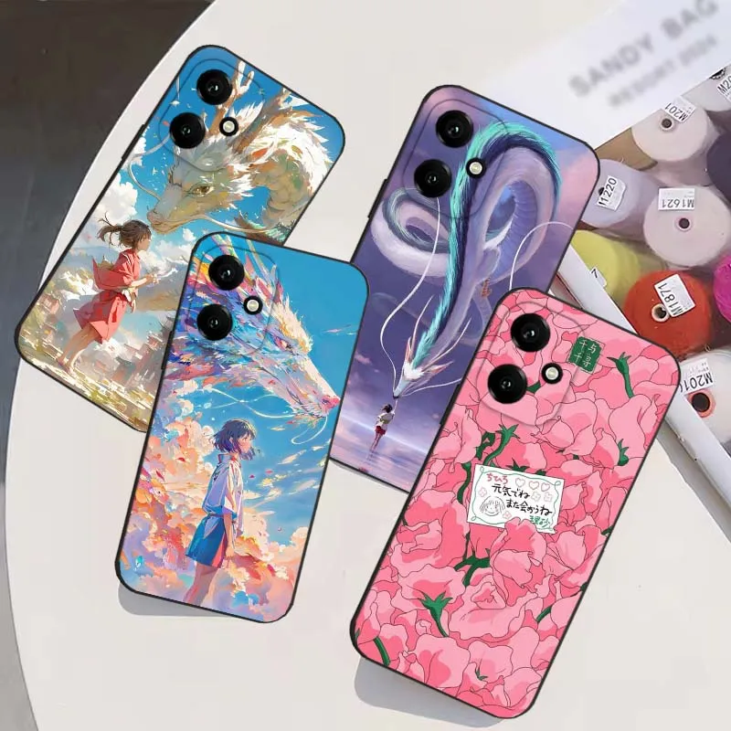 Spirited Aways para Honor X50I X50GT X50 X40I X40 X30I X30 X20 X10 V40 V30 Play 7T 6T 8T 60 Pro Max Plus funda de teléfono