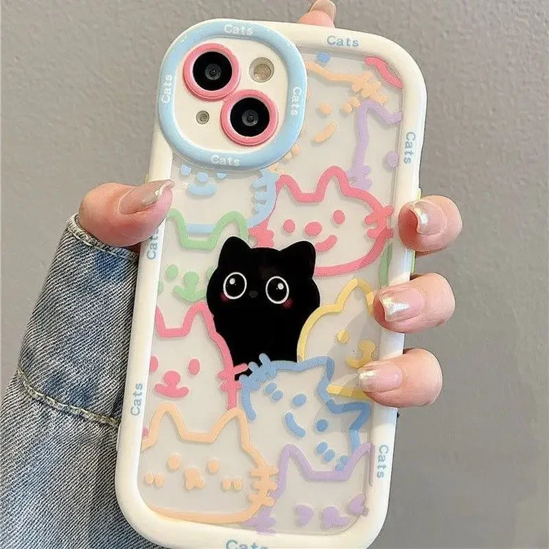 Funda de teléfono Cut Cat Duck Aninal para Samsung Galaxy S25 S24 S23 S22 S21 Ultra Plus S20 FE A16 A55 A36 A26 A15 A34 A54 A53 5G - imagen 5