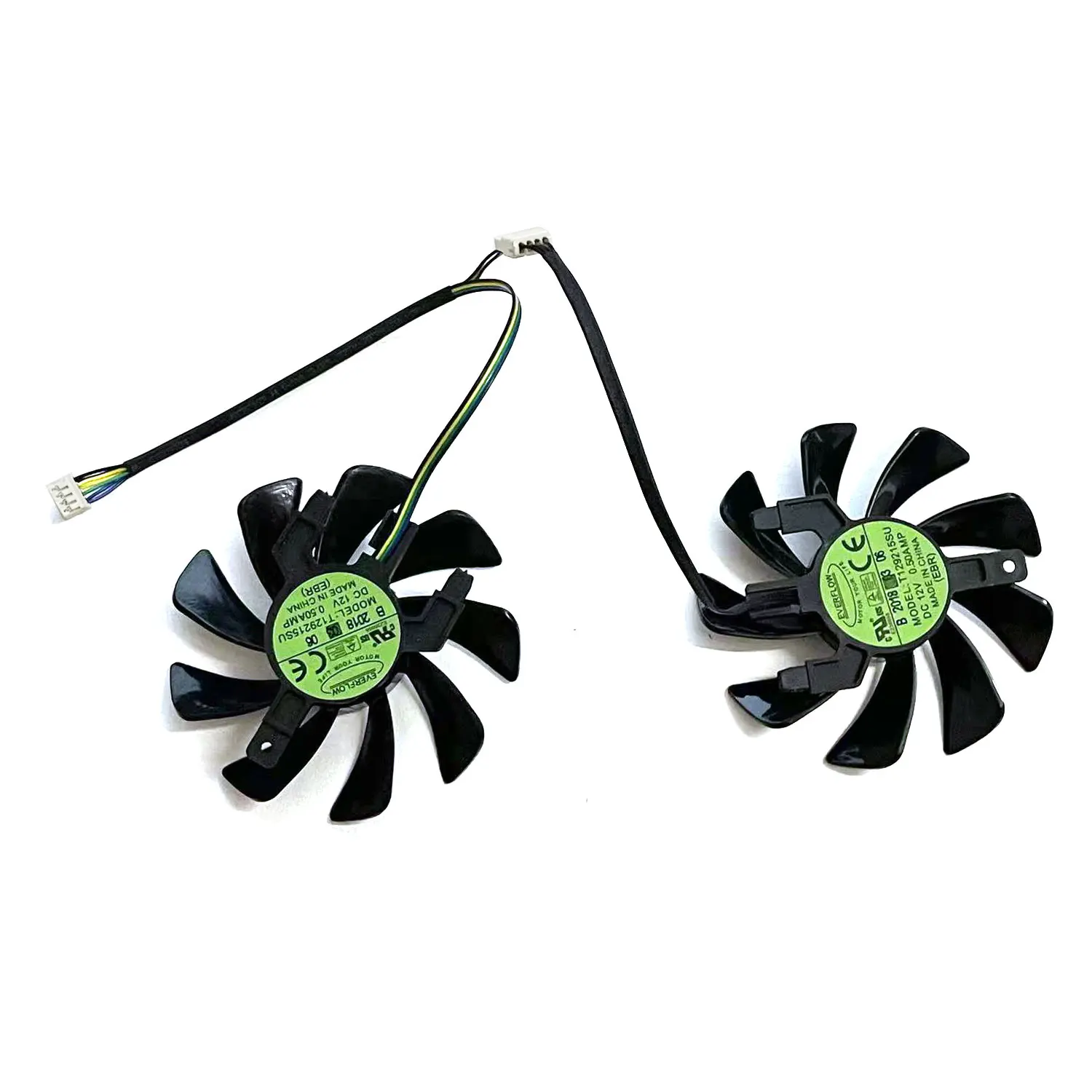 UKGF nuevo ventilador de repuesto DIY 4PIN 85MM FDC10H12D9-C T129215SU para tarjeta gráfica Sapphire Pulse AMD Radeon Rx 6600 6650 XT - imagen 4
