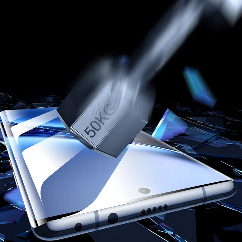 Vidrio templado 9H para Vivo X200 X200Pro Protector de pantalla curvo 3D en VIVO X200 Pro vidrio transparente antiluz azul - imagen 4