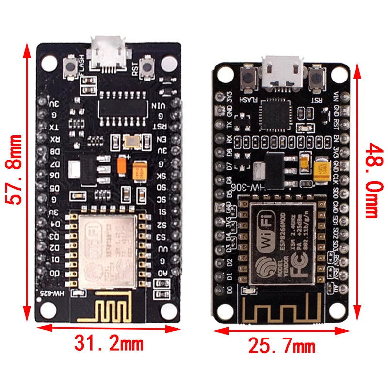 Módulo inalámbrico CH340/CP2102/CH9102X NodeMcu V3 V2 Lua WIFI Placa de desarrollo de Internet de las cosas basada en ESP8266 ESP-12E - imagen 2