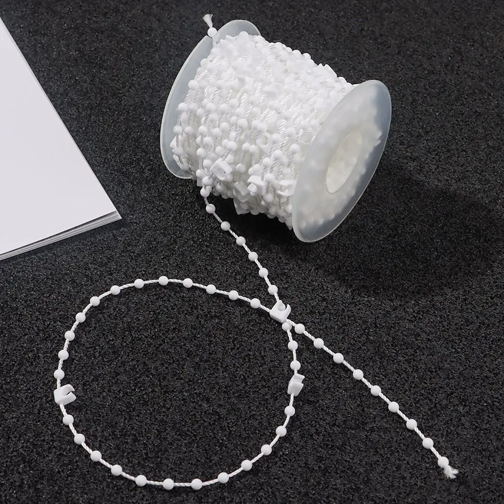 Cadena Vertical de fondo ciego, accesorios de cortina para decoración del hogar, rodillo blanco, 10/20 metros - imagen 5