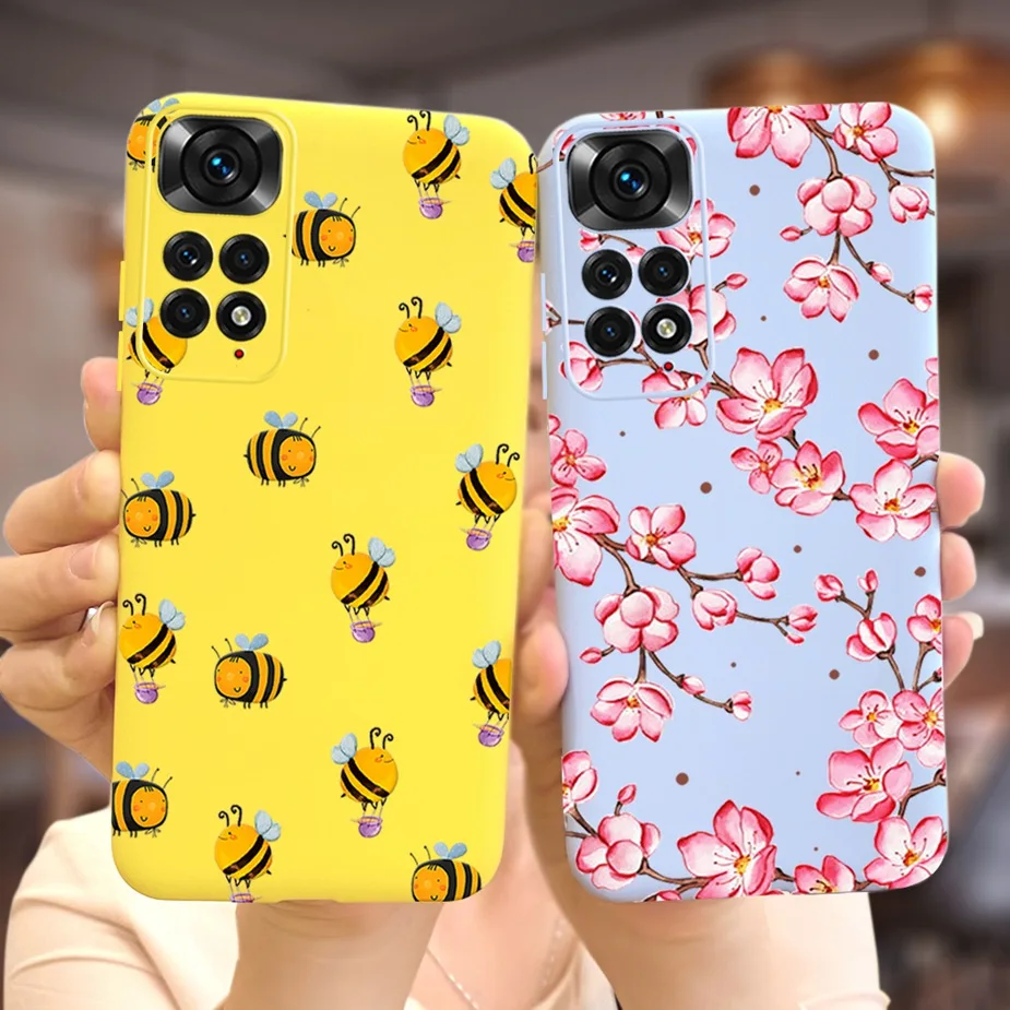 Funda de silicona suave para Xiaomi Redmi Note 11, 4G, hermosa, corazón de amor, funda para Xiaomi Redmi Note 11 Pro Note11 S - imagen 5