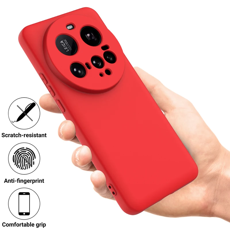 Para Xiaomi 15 Ultra funda ELVEV buena calidad Linda funda protectora de silicona líquida para teléfono con una capa de terciopelo en el interior - imagen 3