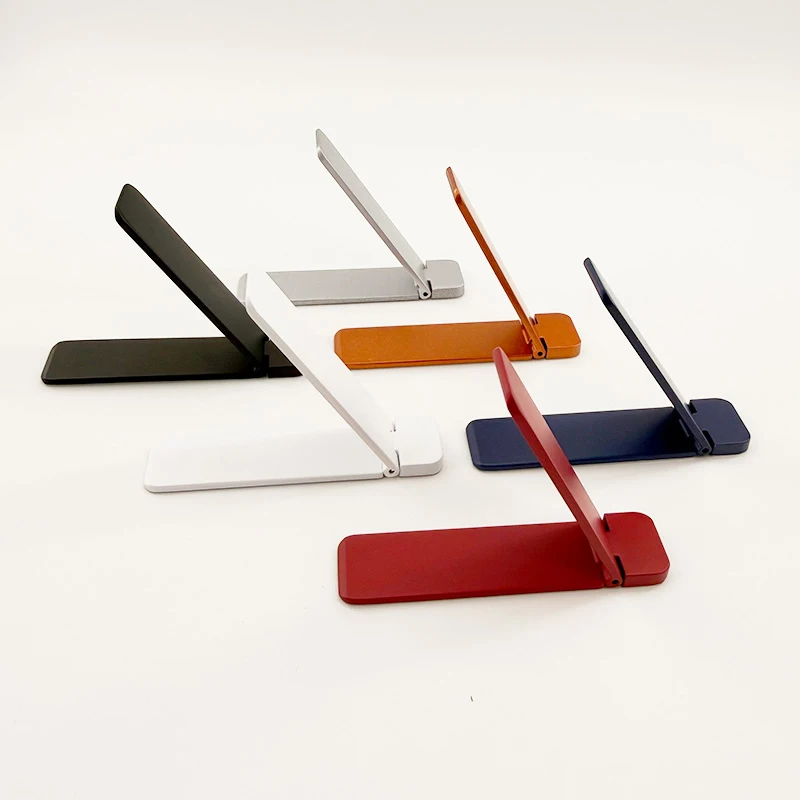 Mini soporte de Metal ultrafino para teléfono, pegatina trasera plegable, soporte de escritorio Invisible, portátil, Universal para teléfono inteligente y tableta - imagen 2