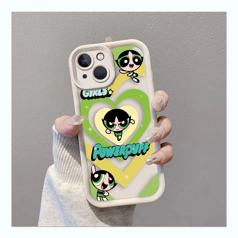 Funda de teléfono Blossom The P-Powerpuff Girls para Samsung Galaxy S25 S24 S23 S22 S21 S20 FE PLUS ULTRA 5G TPU Color Funda - imagen 4