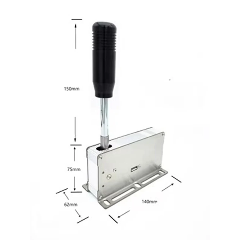 Juegos de carreras USB para PC, palanca secuencial H, cambio de marchas, microinterruptor SIM para Logitech /Thrustmaster para base de volante ETS2 - imagen 3