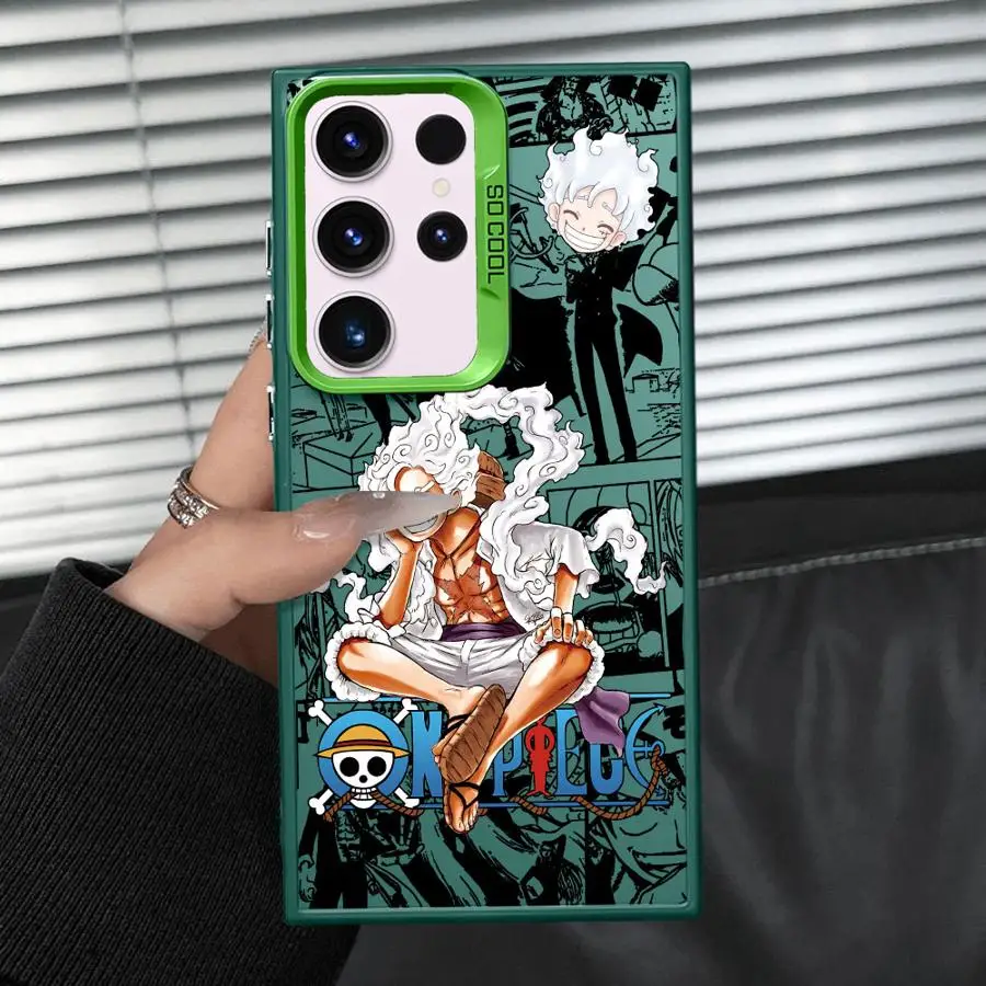 Funda de teléfono suave para Samsung Galaxy Note 20 Ultra S23 S21 S24 FE S22 S25 S20 Plus S23 O-One PiecesS Luffy 5 Gear - imagen 2