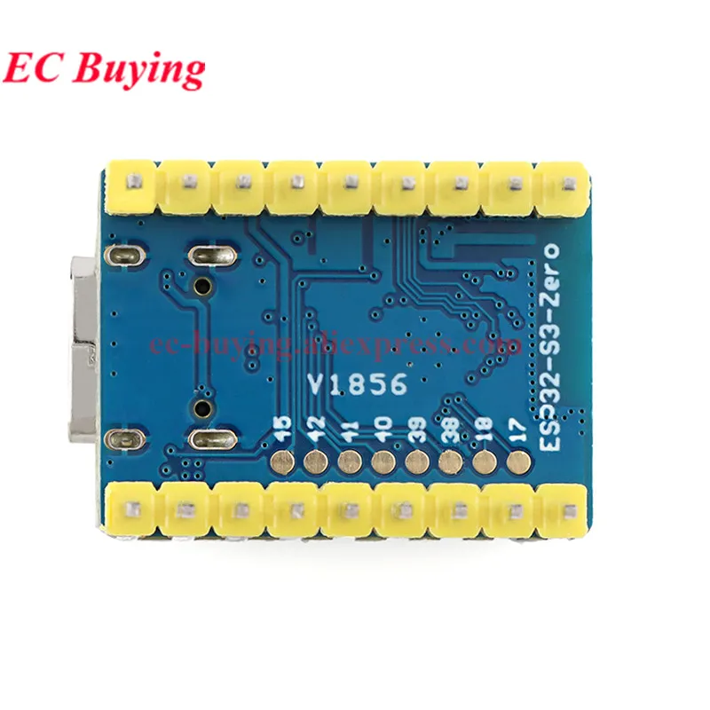 1-10 Uds ESP32-S3-Zero ESP32-C3-Zero ESP32S3 ESP32C3 Mini módulo de placa de desarrollo 2,4 Ghz WiFi Wi-Fi Bluetooth compatible Ble 5,0 - imagen 3