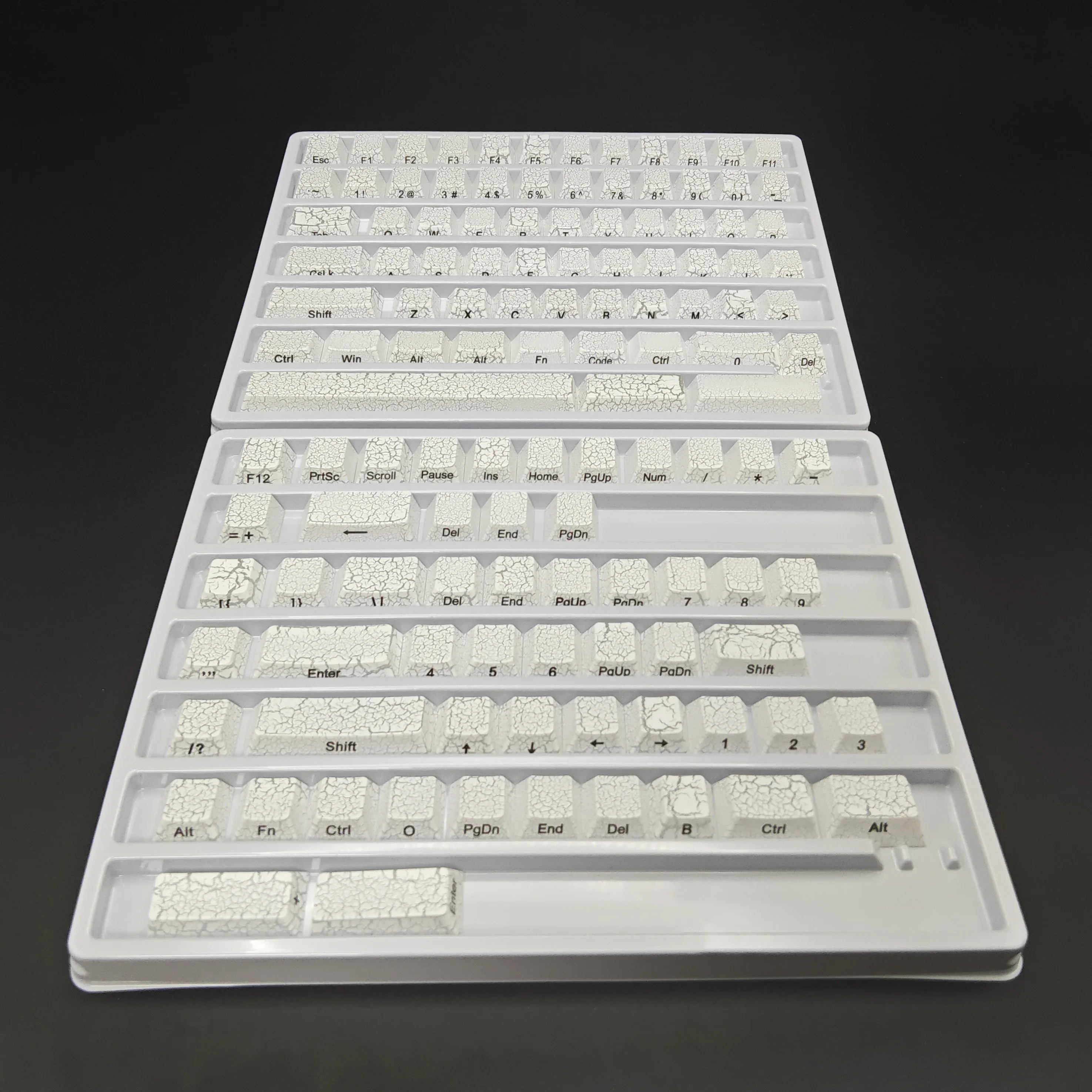 white keycaps