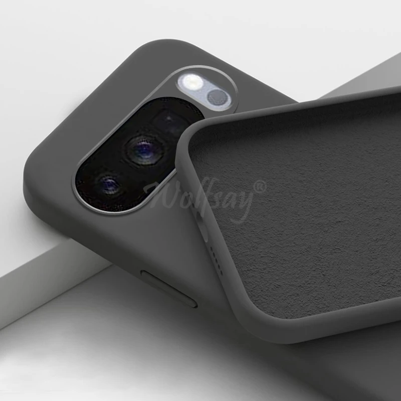 Para Google Pixel 10 funda de goma de silicona líquida TPU cubierta lisa Pixel 10 Pro funda protectora de teléfono Pixel 10 Pro XL - imagen 3