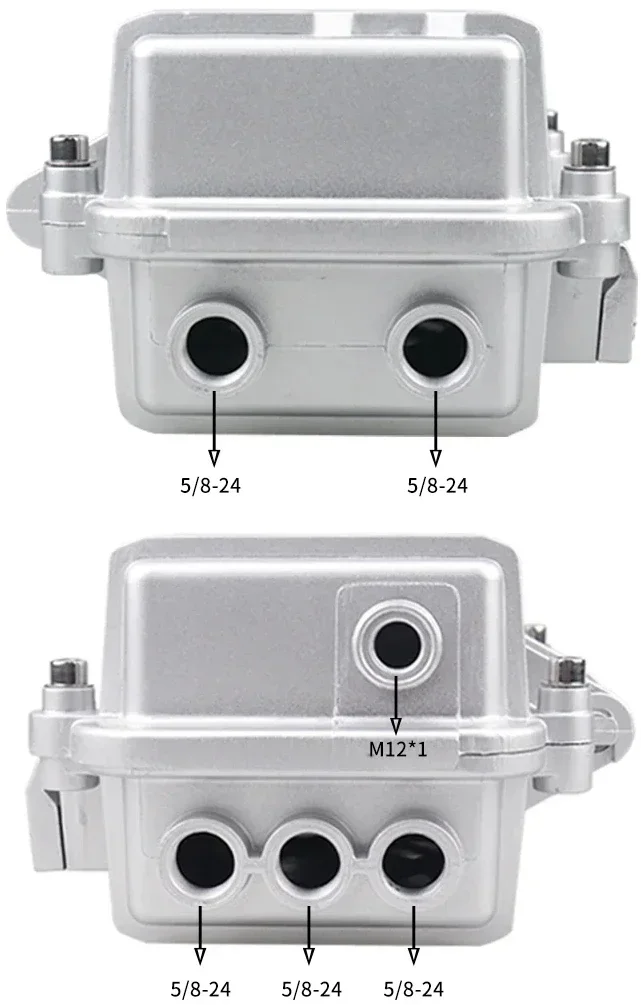Caja de amplificador AP para estación Base de puente inalámbrico para exteriores, carcasa de caja impermeable de Metal de aluminio fundido, tamaño interno 167*83*84mm - imagen 3