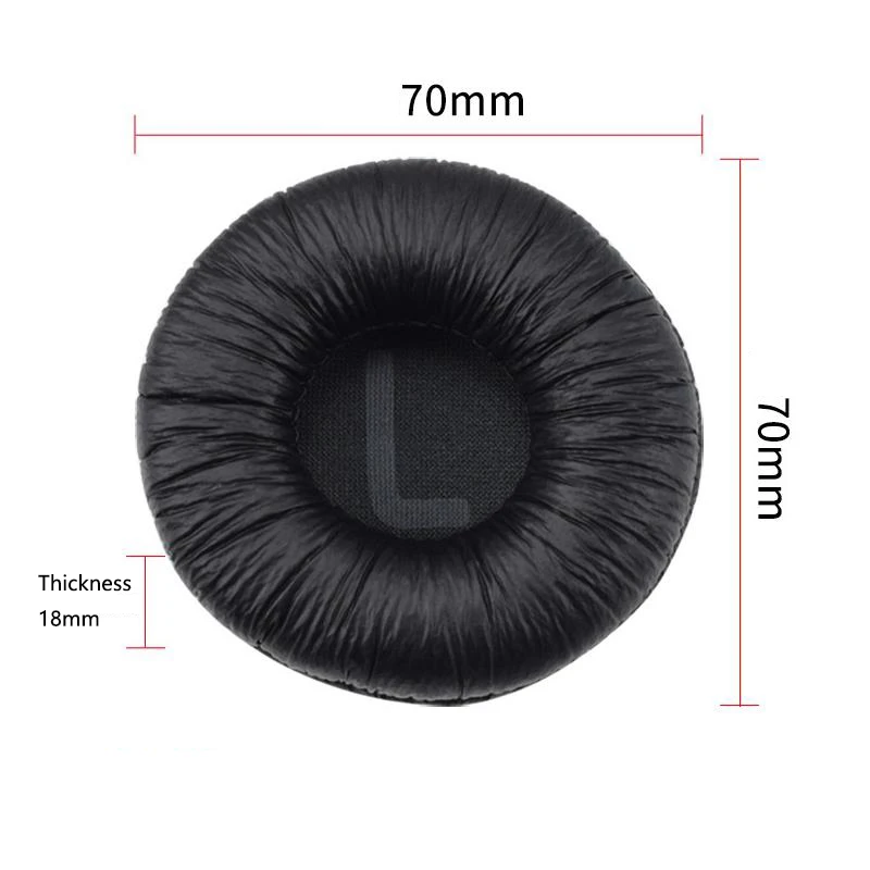 Almohadillas de repuesto para auriculares JBL Tune600 T500BT T450 T450BT JR300BT TUNE510BT TUNE660NC, 70mm - imagen 2