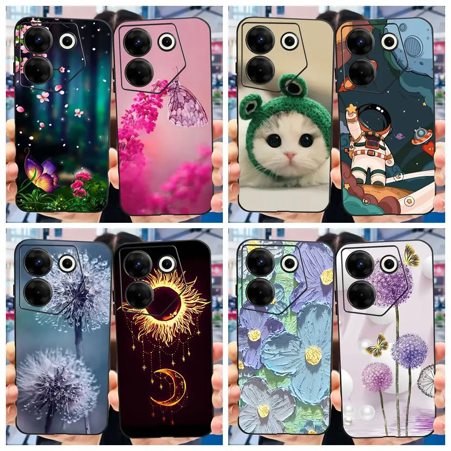 Para Tecno Camon 20 Pro 5G funda CK8n colorida cubierta pintada Popular para Tecno Camon 20 Premier funda de teléfono Camon20 Pro Fundas suaves