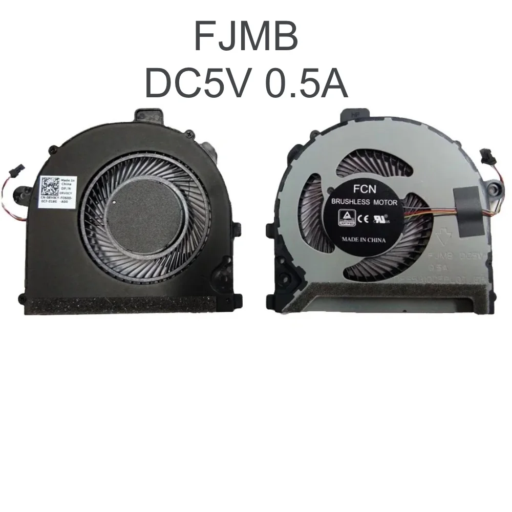 Ventilador de refrigeración de CPU para portátil DELL Vostro 14 5471 13-5370 Inspiron 5370 0RV0CY RV0CY DFS 531005 Piezas de PC de ventiladores enfriadores de procesador PL0T - imagen 5