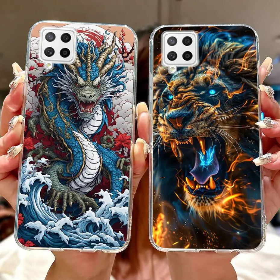 Nueva funda de pintura de moda para Samsung Galaxy A22 A225F A226B fundas de teléfono de silicona suave TPU para Samsung A22 4G 5G cubierta parachoques - imagen 3
