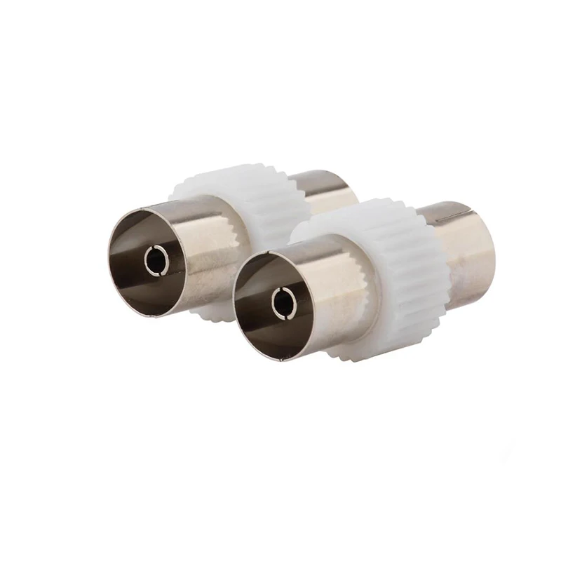 2/5/10 Uds macho a macho o hembra a hembra enchufe de TV para antenas TV RF enchufes coaxiales conector Cable adaptador RF doble cabeza C5 - imagen 2