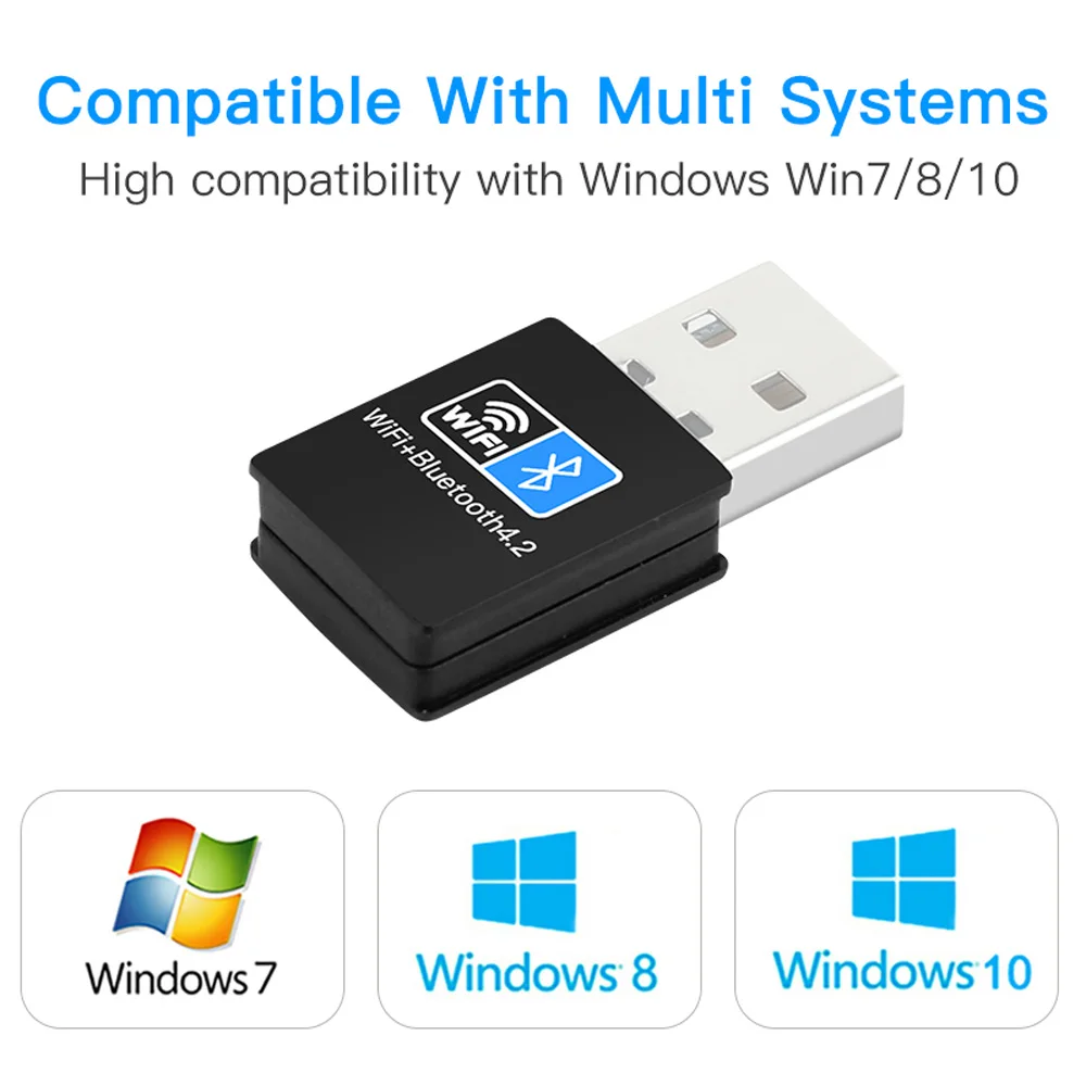 Adaptador Wifi USB de 300M Mini USB2.0 WLAN Dongle inalámbrico 2,4 GHz 802,11 n/g/b tarjeta de red inalámbrica para sistemas Windows - imagen 4