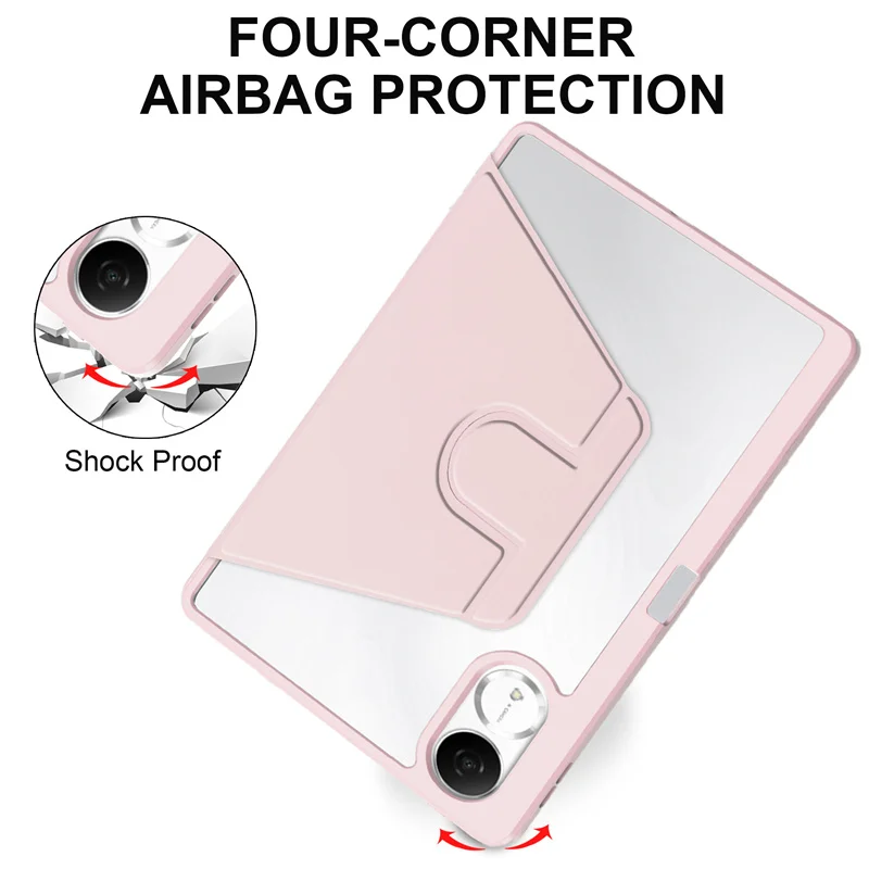 360 °   Funda giratoria para Redmi Pad 2, funda con portalápices para Xiaomi Redmi Pad 2 11 2025, cubierta con rotación, soporte Horizontal/Vertical - imagen 5