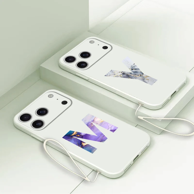 Funda para Apple iPhone 16e 16 14 15 Plus XR XS 7 8 11 12 13 Pro Max 17 Air Funda suave Patrón de mármol - imagen 5