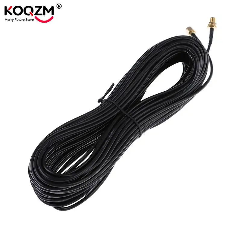 Cables chapados en oro para enrutador, Cable de extensión de 20m de cobre puro, antena macho a hembra, RG174, RP-SMA, WiFi, Wlan - imagen 5