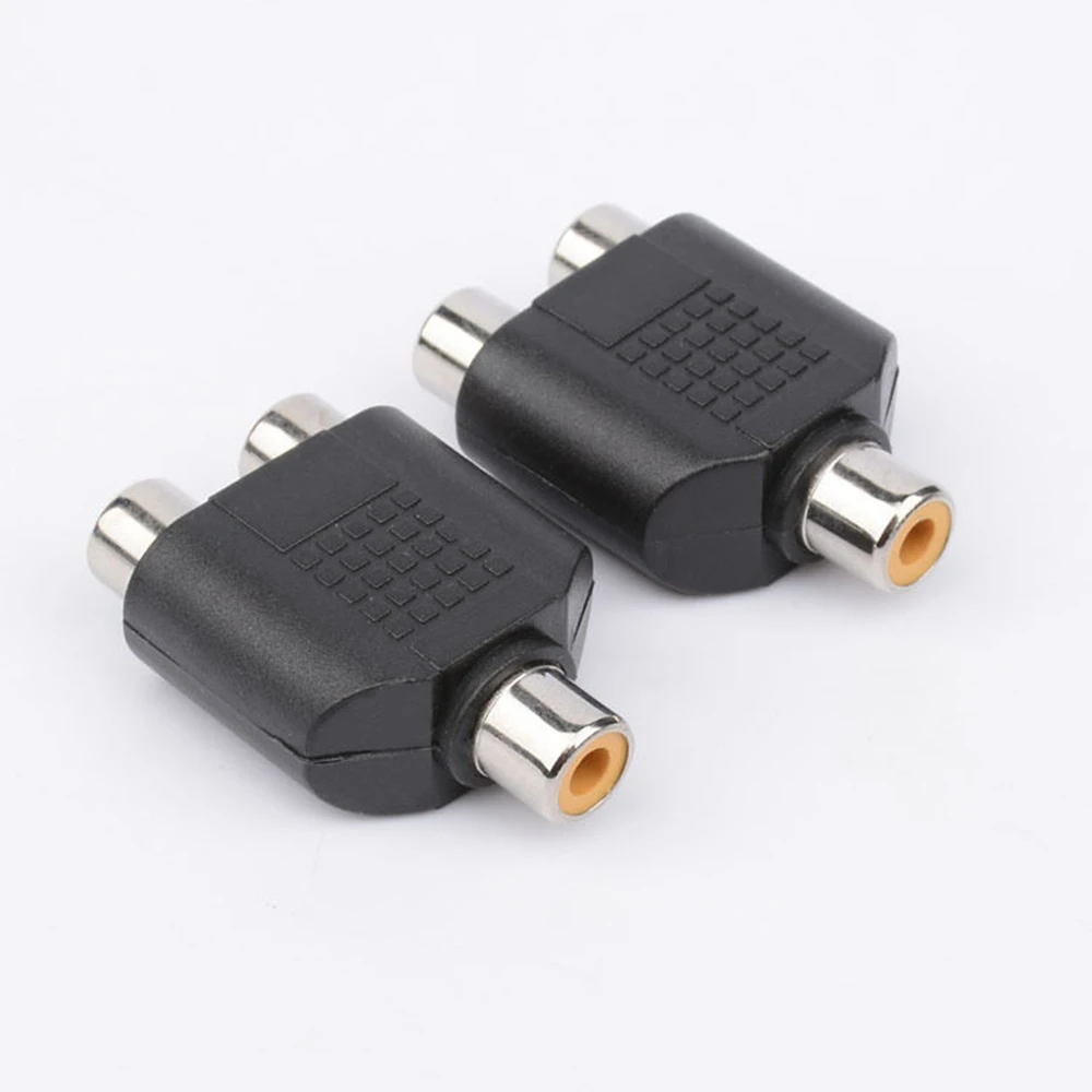 Adaptador Audio RCA Hembra Hembra Divisor Y Enchufes RCA Hembra Doble Conector Adaptador Audio 2RCA 5 Uds - imagen 5