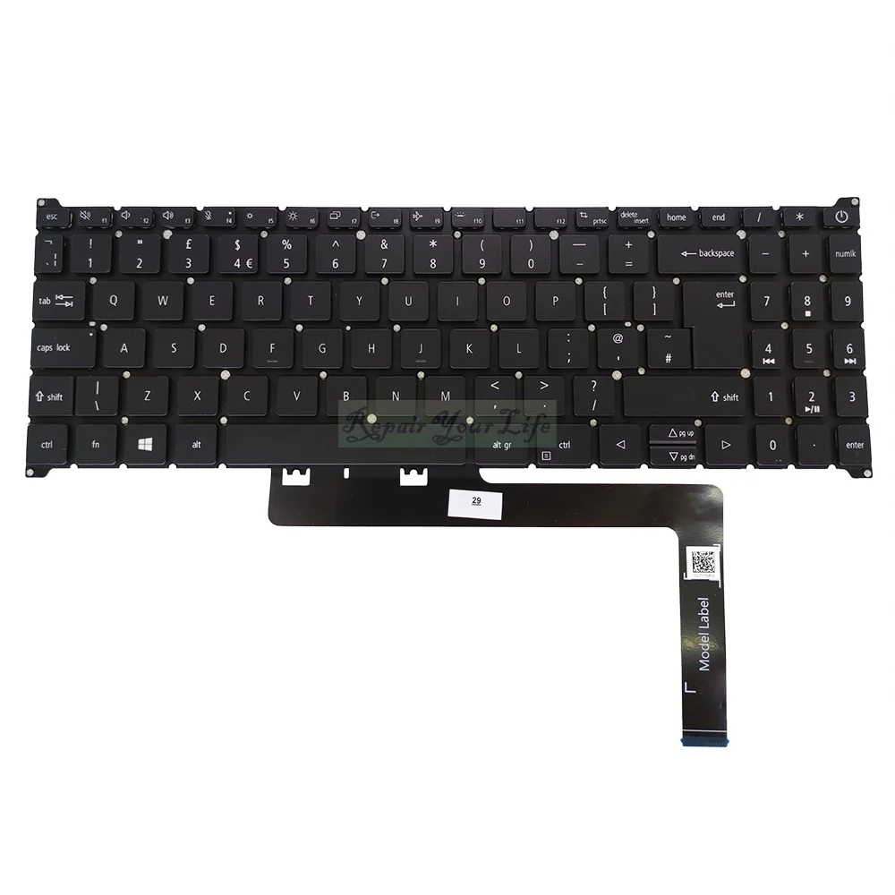 Teclado japonés para portátil Acer Swift X, SFX16, 51 SFX16-51G, SFX16-51G-538T, 50GS, 58RP, 16,1 pulgadas, ANV15-5, NCB2276