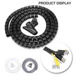 Organizador de Cables Flexible con Cremallera – Protector Tubular PC
