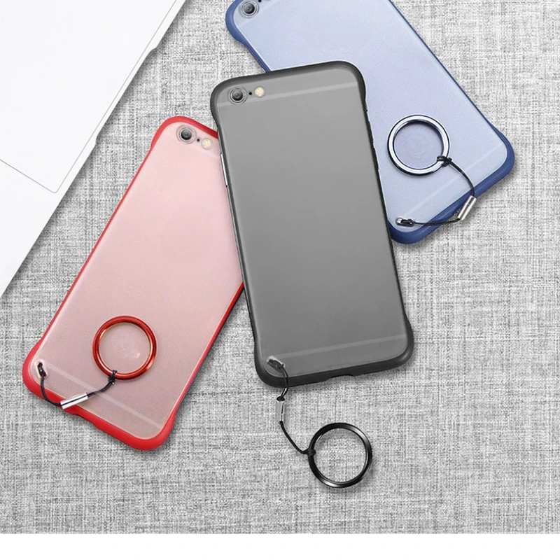 Funda fina de PC dura sin marco para Iphone 16E 16 E 16e mate translúcido a prueba de golpes anillo de parachoques contraportada para Iphone SE 4 5G SE4 - imagen 4