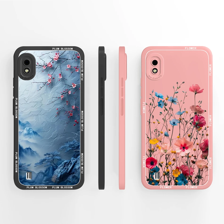 Para Samsung Galaxy A10 A10S A11 M01S funda diseño abstracto contraportada suave suave silicona líquida protección de cámara carcasa de teléfono - imagen 4