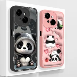 Funda Silicona Tecno Pop 9 4G / Spark Go – Diseño Panda