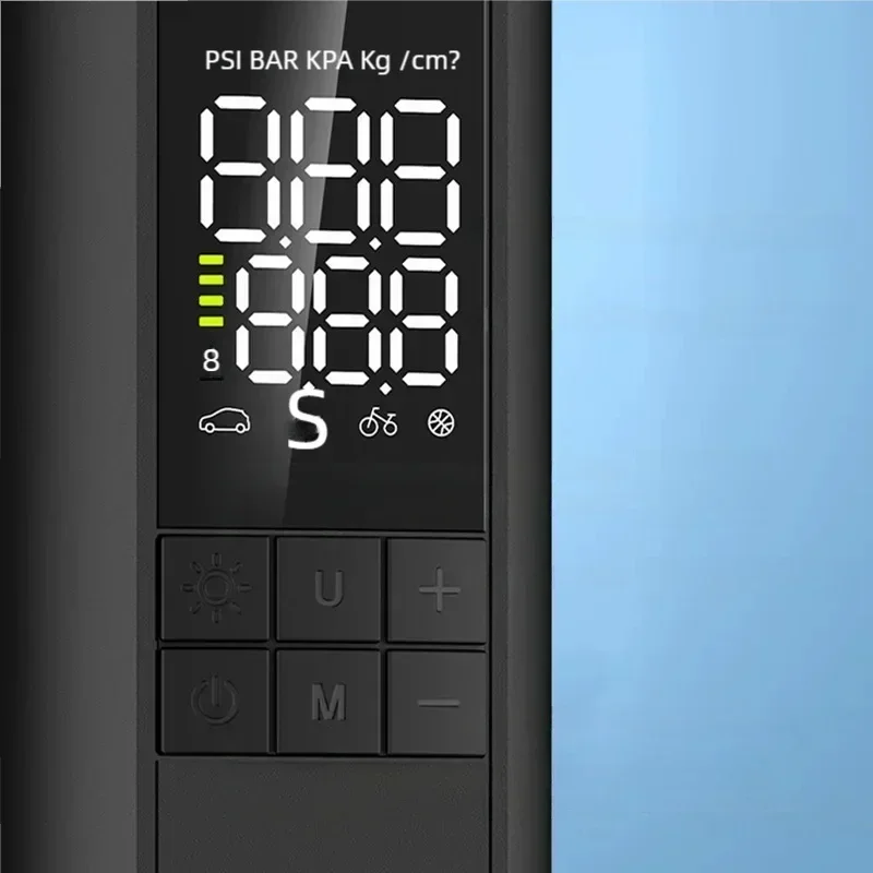 Inflador de coche inteligente portátil, Sensor de presión de aire de alta precisión, detección de presión de aire de neumáticos en tiempo Real, reemplazo de aire seguro - imagen 4