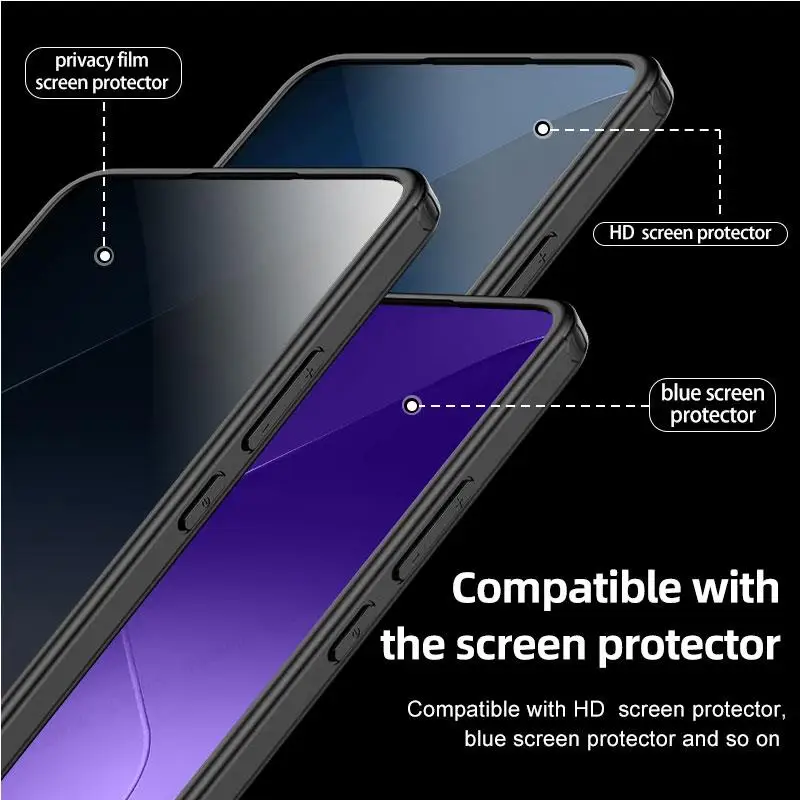 X6 Pro funda magnética para Xiaomi Poco X6Pro X 6, funda de carga inalámbrica a prueba de golpes, cubierta acrílica translúcida mate - imagen 4