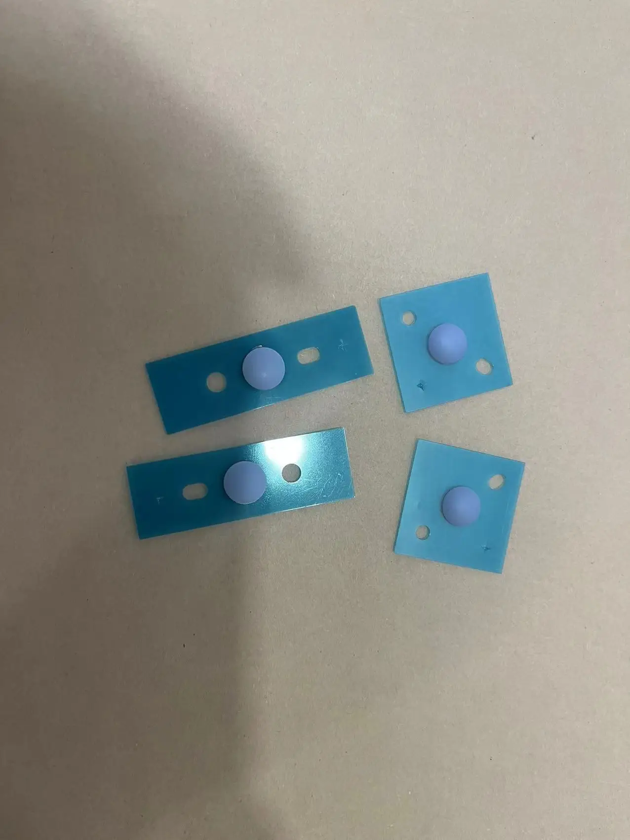 4 Uds nueva almohadilla de pies de goma Original para superficie portátil 3 4 5 almohadilla antideslizante pies cubierta de Base inferior reemplazo azul y oro rosa - imagen 4