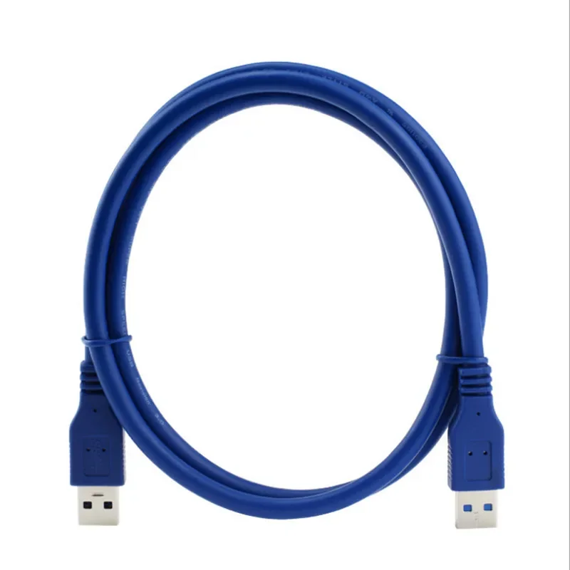 Cable de extensión USB macho a macho tipo A USB 3,0 azul de alta velocidad AM a AM 4,8 Gbps compatible con USB 2,0 0,3 M 0,6 M 1M 1,5 M-5M - imagen 5