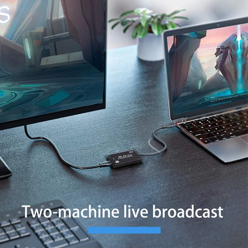 Tarjeta de captura de vídeo 4K, HDTV a USB, caja de grabación de juegos para PC, cámara de ordenador, transmisión en vivo, reuniones - imagen 5