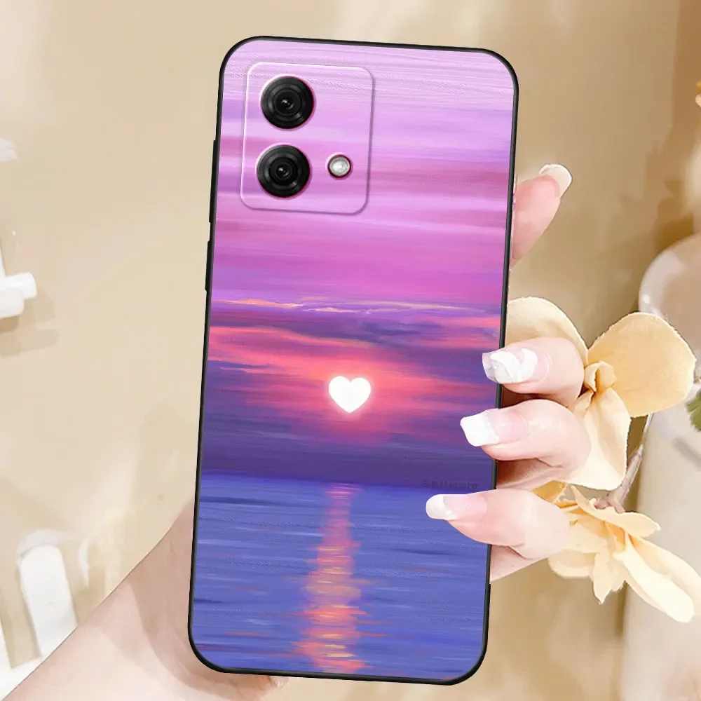 Coque pour Motorola G84 5G Coque TPU souple Silicone mode téléphone Funda pour Moto G84 mignon pare-chocs pour Moto G54 couverture arrière - imagen 4