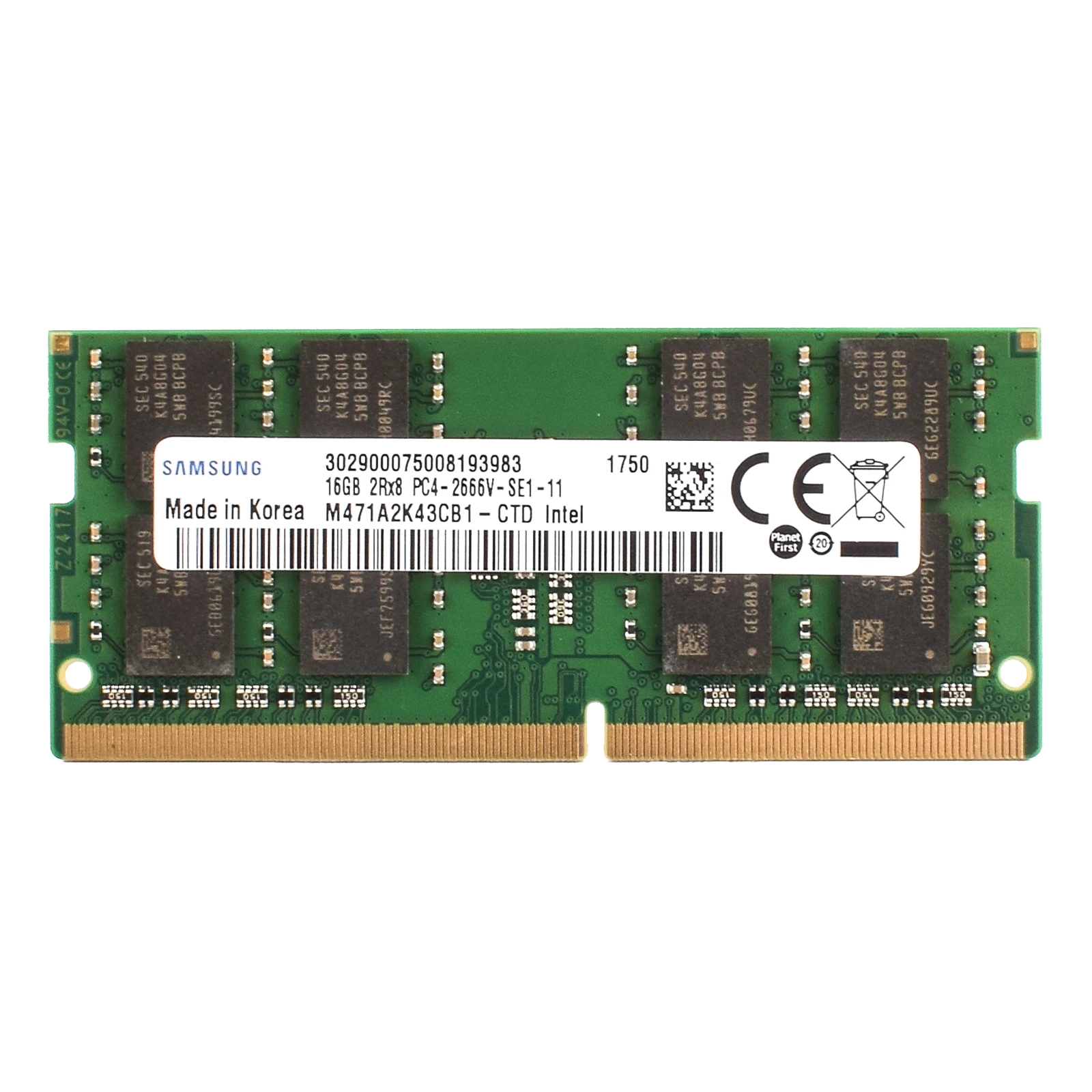 Samsung DDR4 SODIMM RAM para Portátil DDR4 SODIMM RAM para Portátil