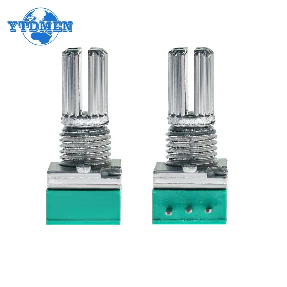 5 uds potenciómetros RK097N potenciómetro de 3 pines 10K B1K 5K 20K 50K 100K 500K eje de Audio 15mm sellado de amplificador - imagen 5