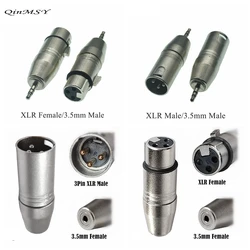 Adaptador XLR Mini Macho a Jack 3,5mm TRS Estéreo