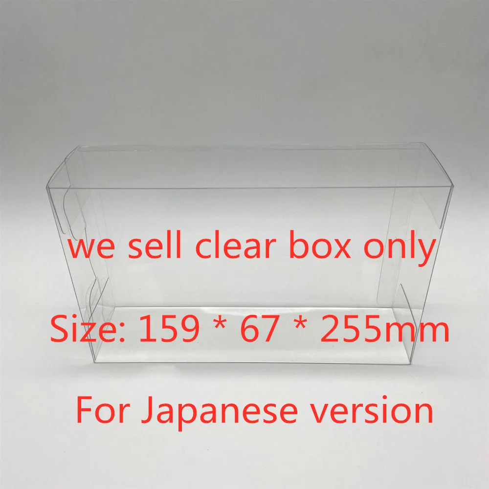 Protector de caja transparente para SEGA/GAME GEAR/GG, caja de almacenamiento TEP, estuche de exhibición transparente para JPN - imagen 3