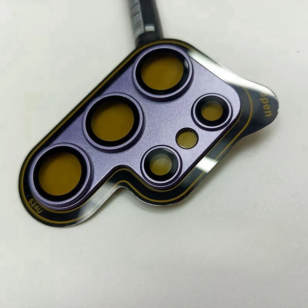 Protector de cámara de cubierta mate para Samsung Galaxy S24 S25 Ultra, funda de lente trasera, anillo de vidrio templado para Samsung S23Ultra, película de lente - imagen 4