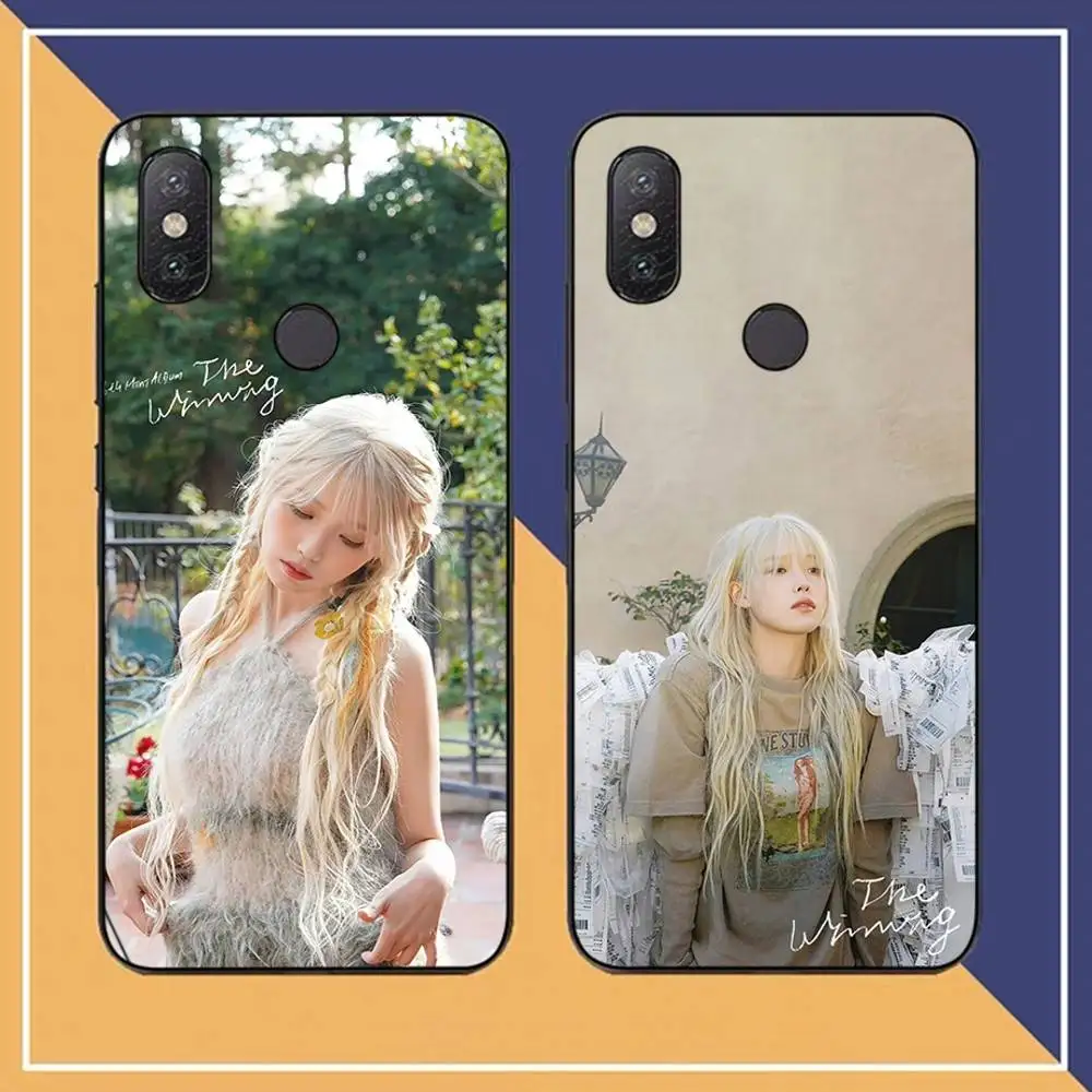 Cantante coreano L-Lee J-Ji E-Eun I-IU funda de teléfono para Redmi Note 4X5 A 6 7 8 T 9 9S 10 11 11S 11Epro Poco M3 pro - imagen 3
