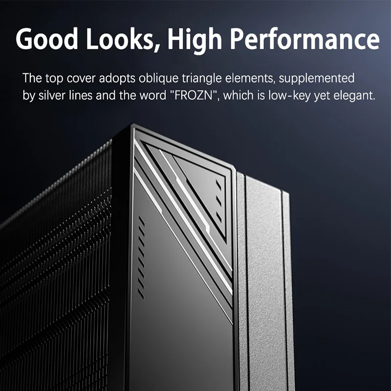 ID-COOLING A410 152mm de alto 4 tubos de calor enfriador de CPU gran volumen de aire 4PIN PWM para Intel LGA1851/1700/1200/115X y AMD AM5/AM4 - imagen 2