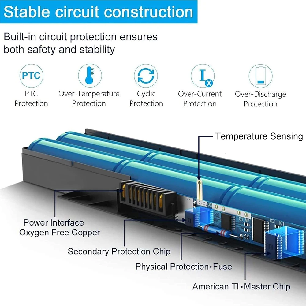 J1KND Batería de reemplazo para Dell Inspiron 13R 14R 15R 17R N3010 N4010 N4110 N5010 N7010 N5050 N5040 1540 4T7JN P20G 3750 3550 3420 M5040 312-0233 312-1205 383cw 451-11510 - imagen 4