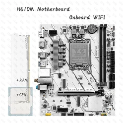 JGINYUE Placa base H610M Intel Core i5-12490F DDR4 32GB 3200MHz WIFI
