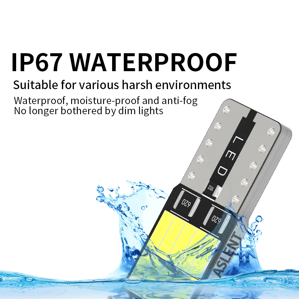 10 Uds W5W Led T10 168 194 lámpara de señal Canbus 4014 26SMD para luces de techo de mapa Interior de coche luces de posición de estacionamiento 6000K 12V - imagen 5