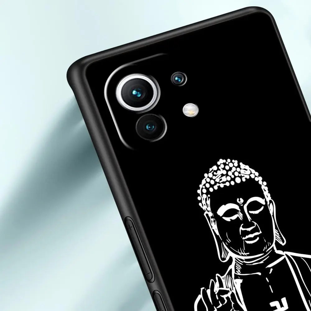 Funda de teléfono Mandala Chakra Gautama Buddha para Xiaomi Poco X3 NFC M3 F3 M4 X4 Mi Note 12 Pro 10 11 Lite 10T 5G 11T 9T 11i - imagen 2